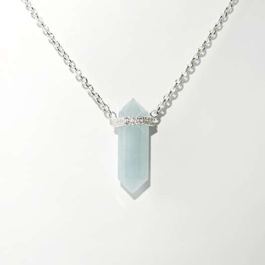 Aquamarine Necklace Dream-Sterling Silver