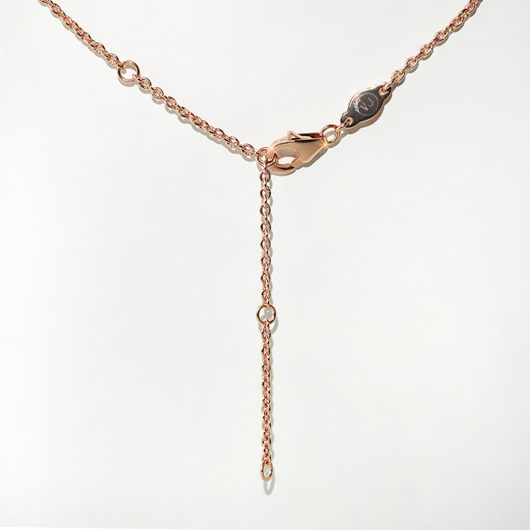 Rose Quartz Necklace Dream - Rose Gold
