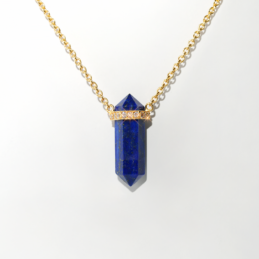 Lapis Lazuli Necklace Dream -Gold