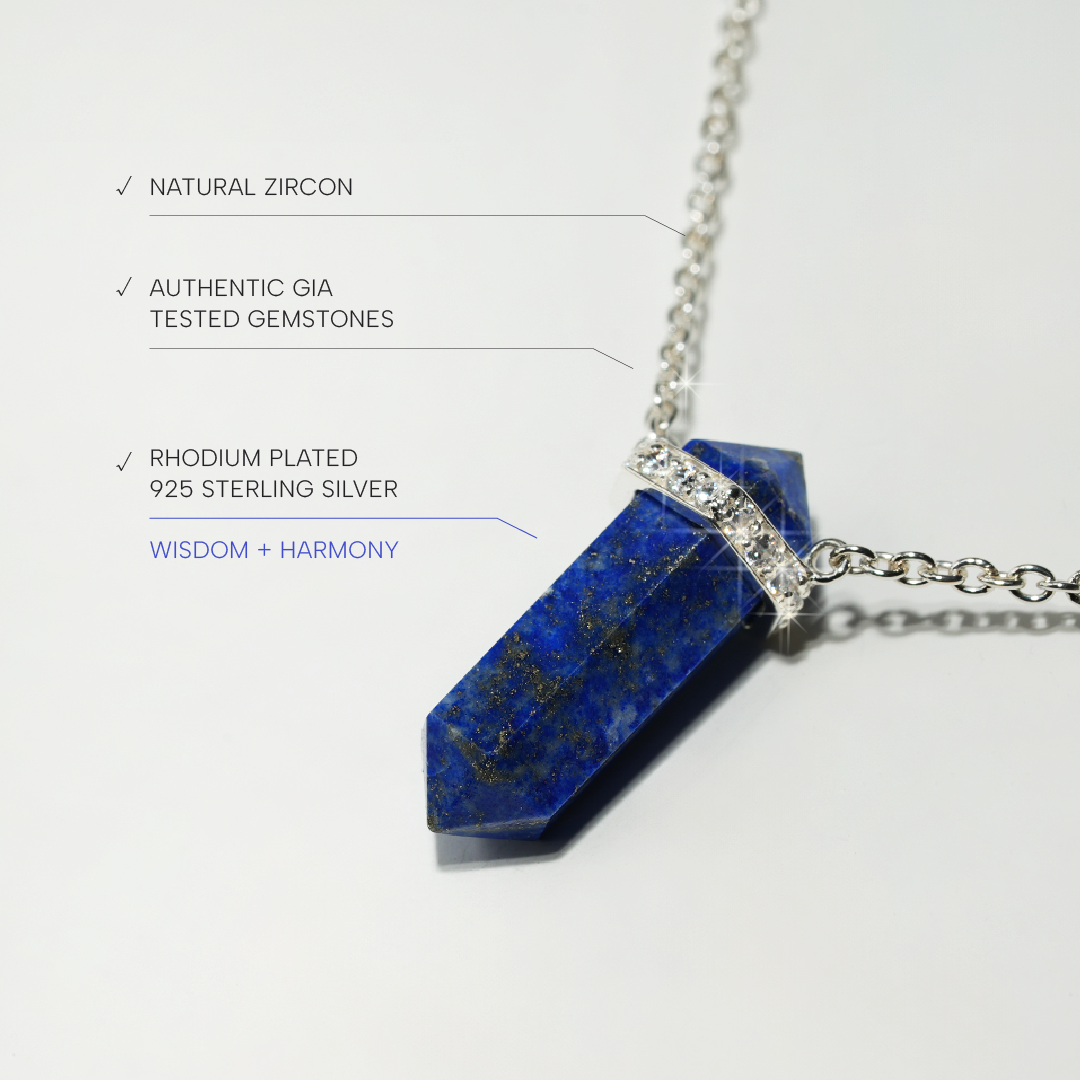 Lapis Lazuli Necklace Dream- Sterling Silver