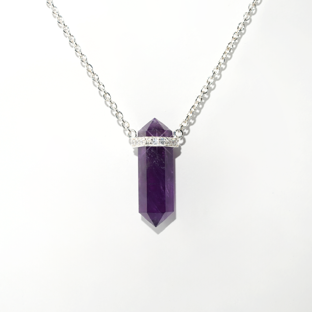 Amethyst Necklace Dream- Sterling Silver