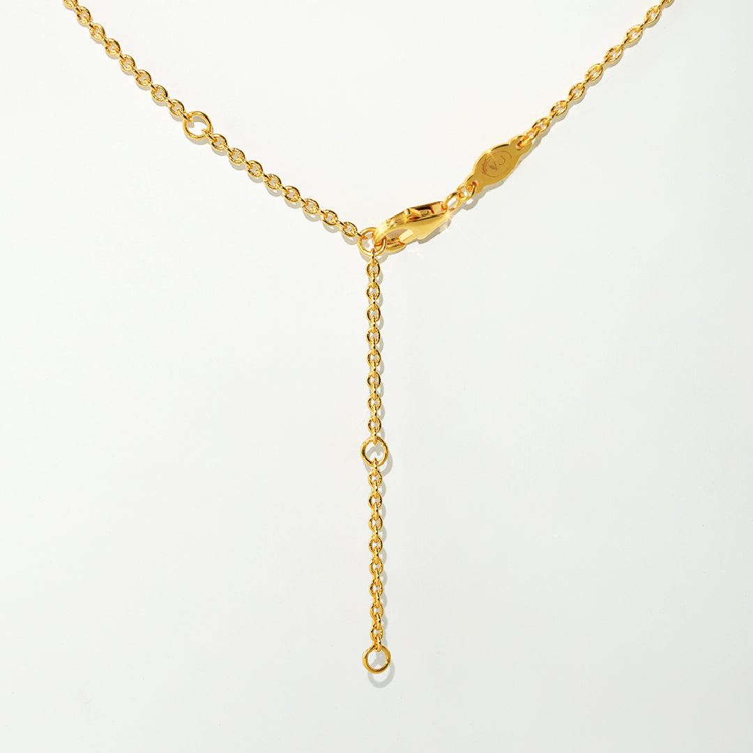 Citrine Necklace Spirit - Gold