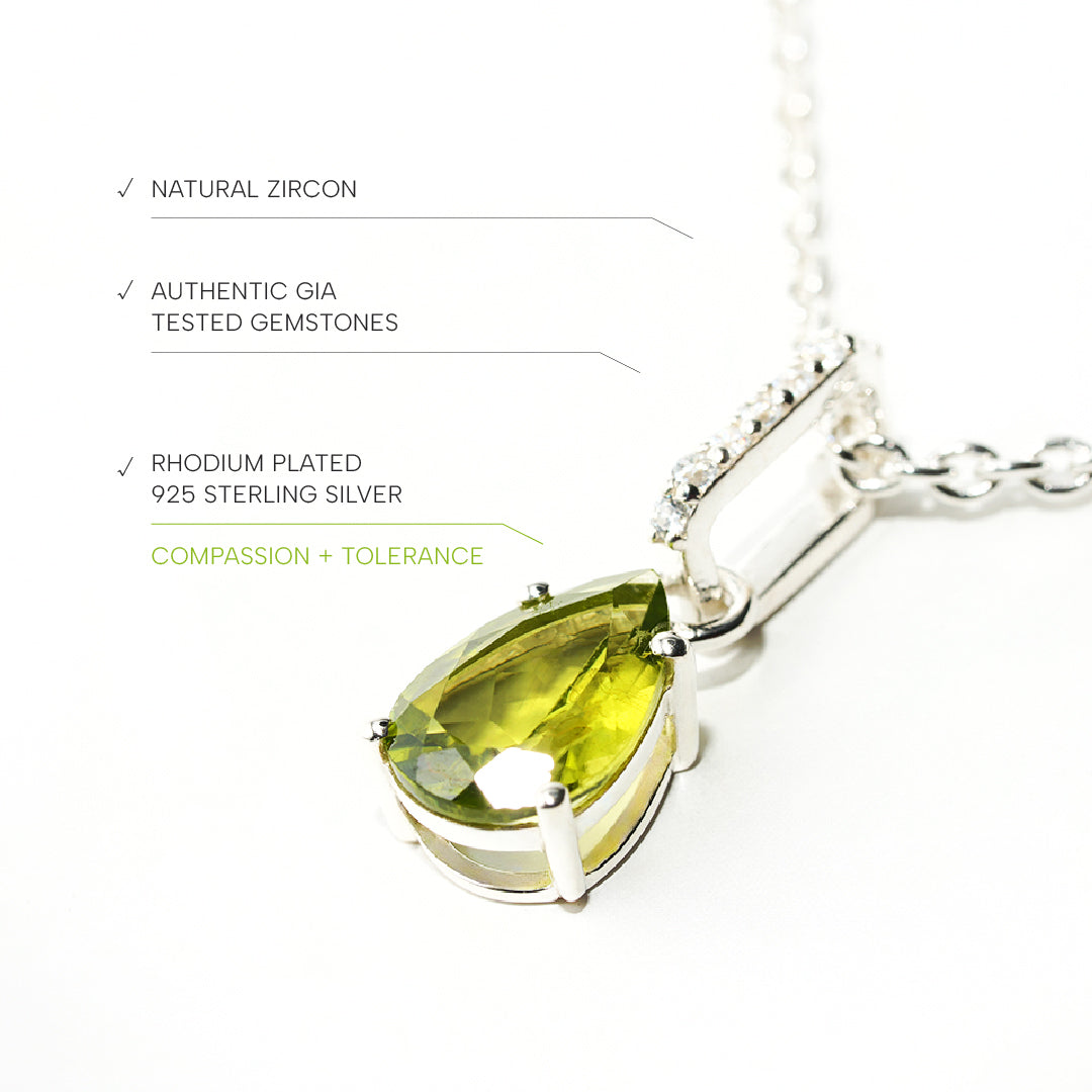 Peridot Necklace Spirit- Sterling Silver